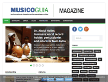 Tablet Screenshot of musicoguia.com